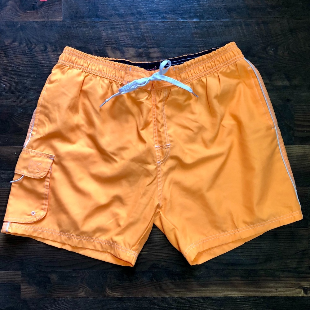 Uzzi Amphibious Gear Bright Orange Swim Shorts